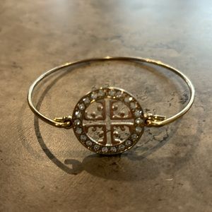 BOGO Tory Elegant Gold Tone & Rhinestone Bracelet